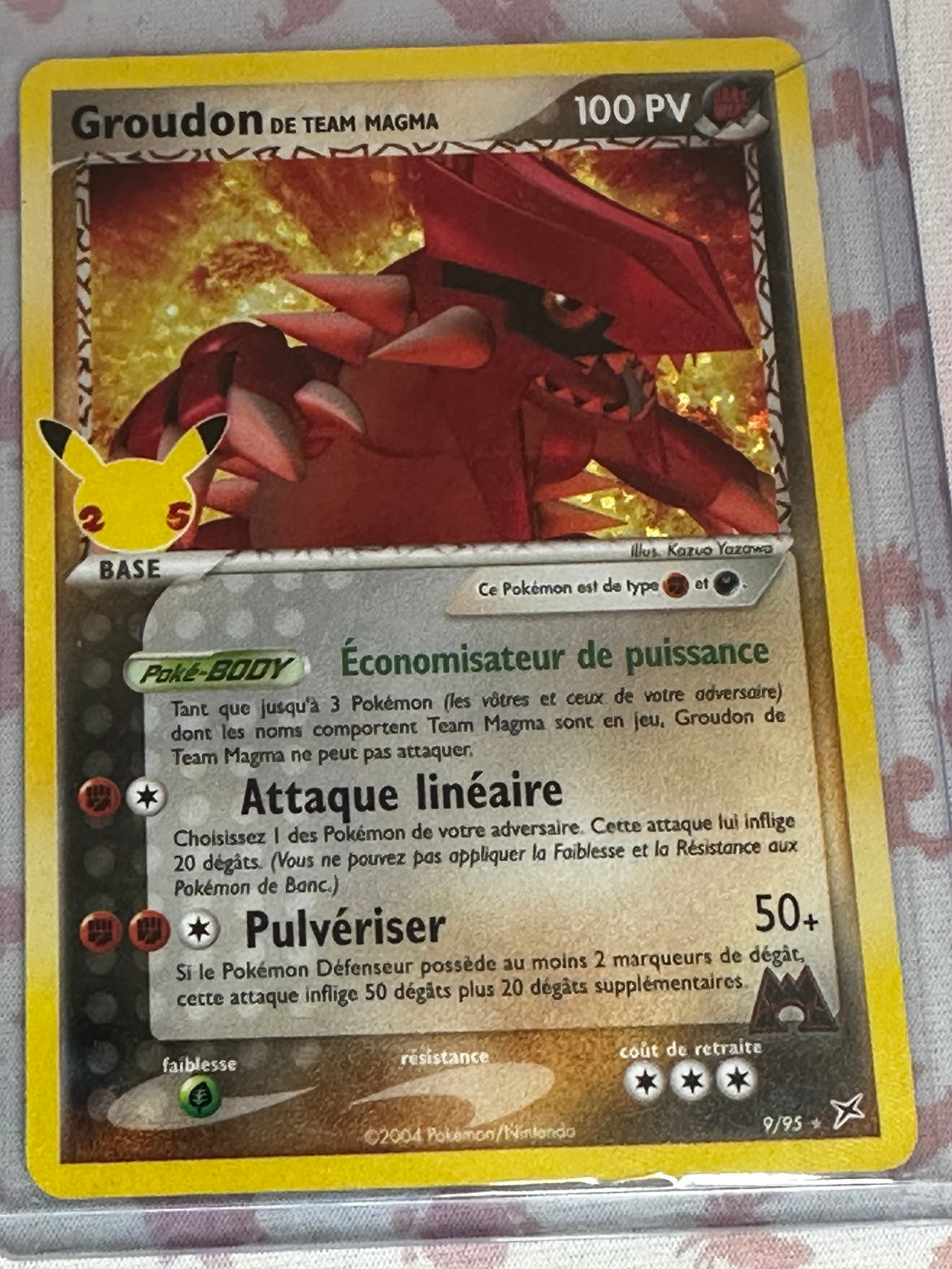 Groudon de Team Magma 9/95 Holo