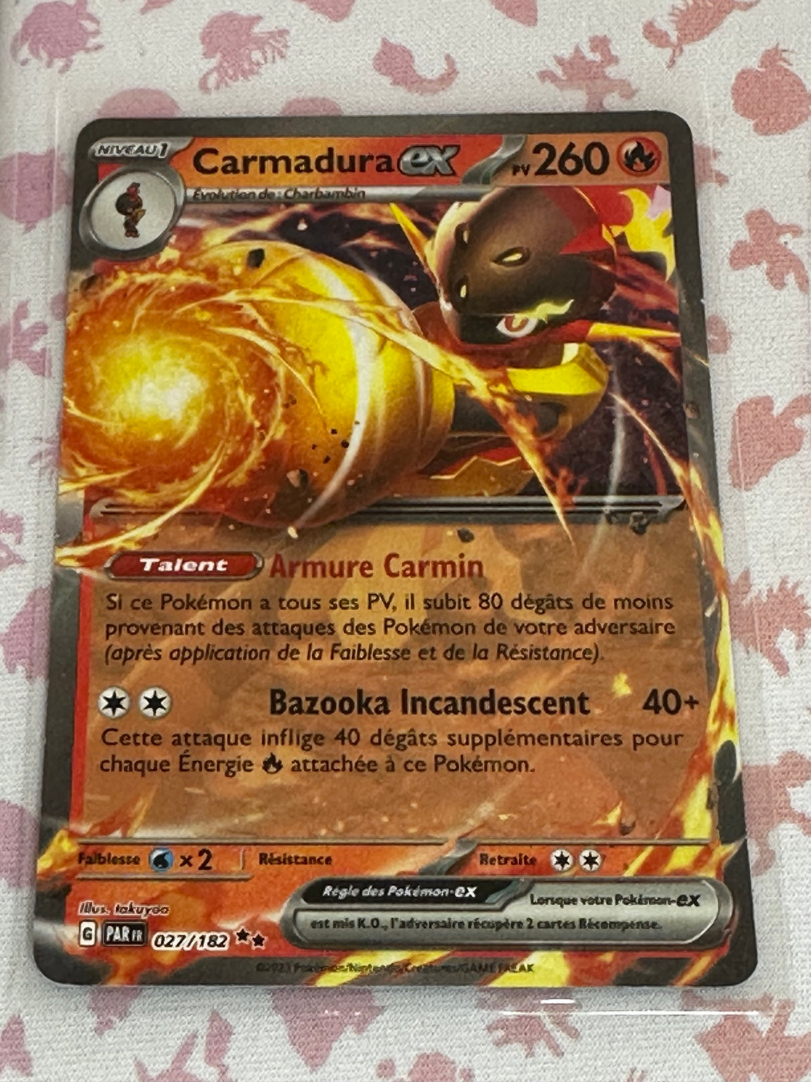Carmadura ex 027/182 francais recto