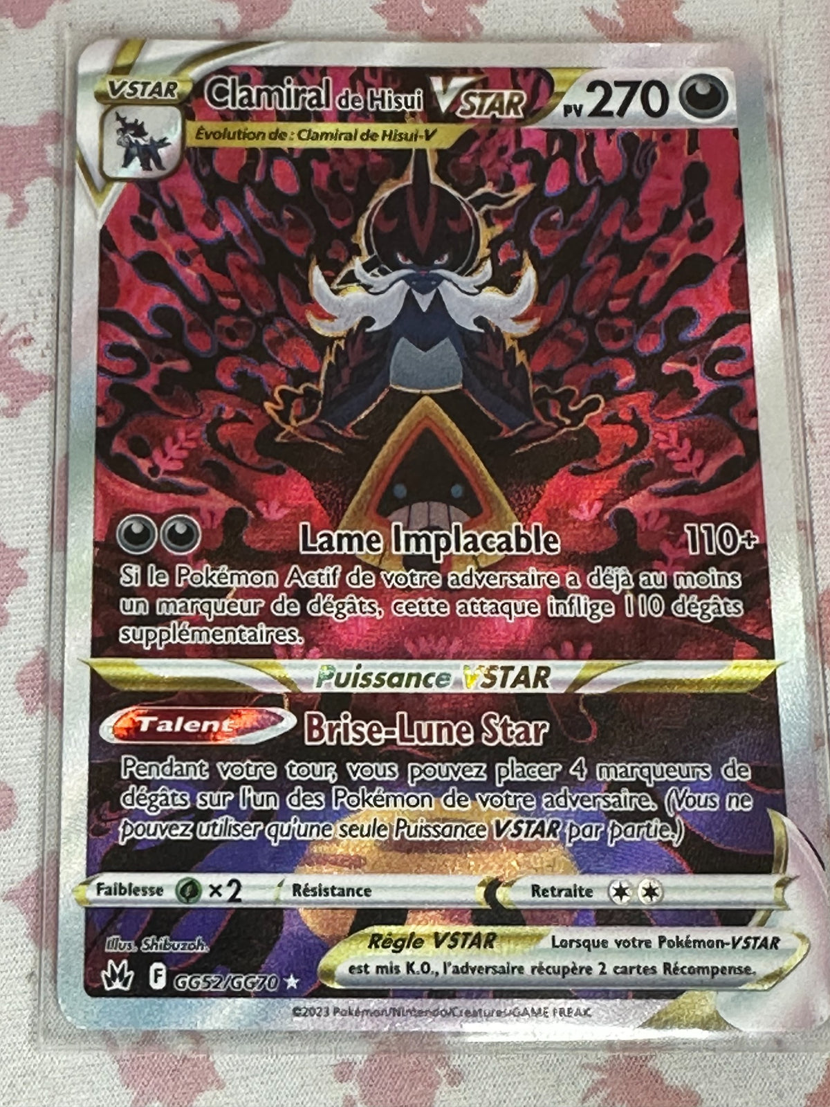 Clamiral de Hisui VSTAR GG52/GG70 recto
