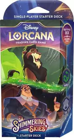 Starter Deck Disney Lorcana Chapitre 5 Shimmering Skies