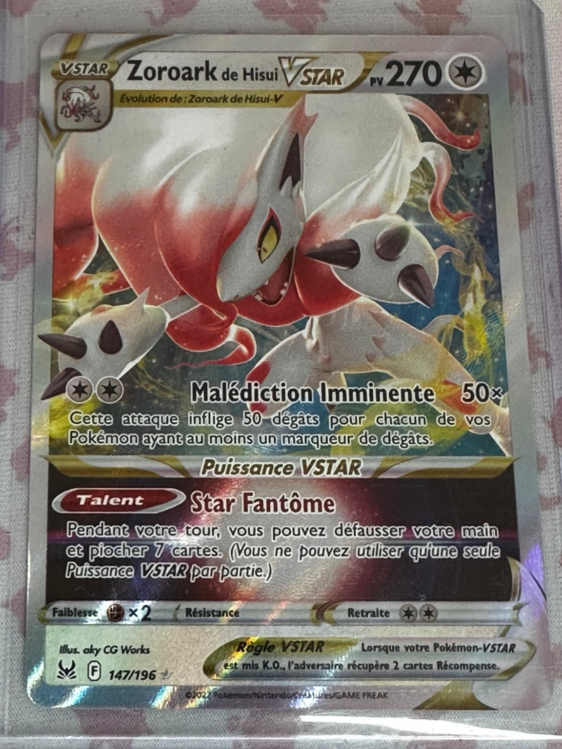 Zoroark de Hisui VSTAR 147/196