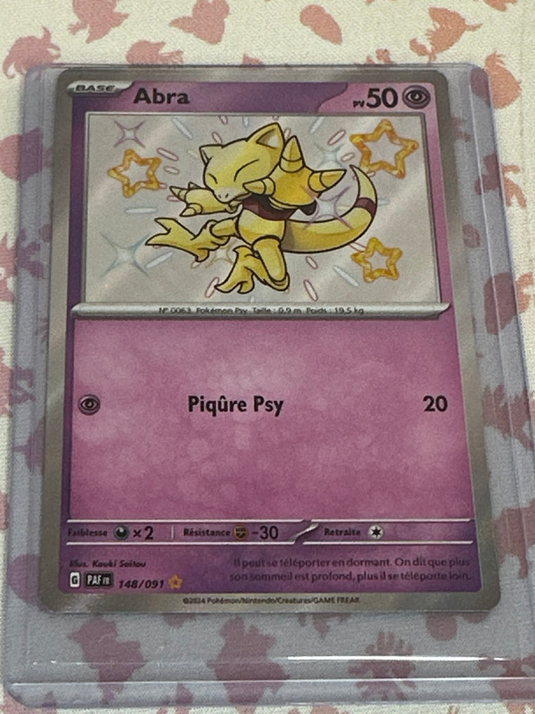 Abra 148/091 shiny - Carte Pokémon française