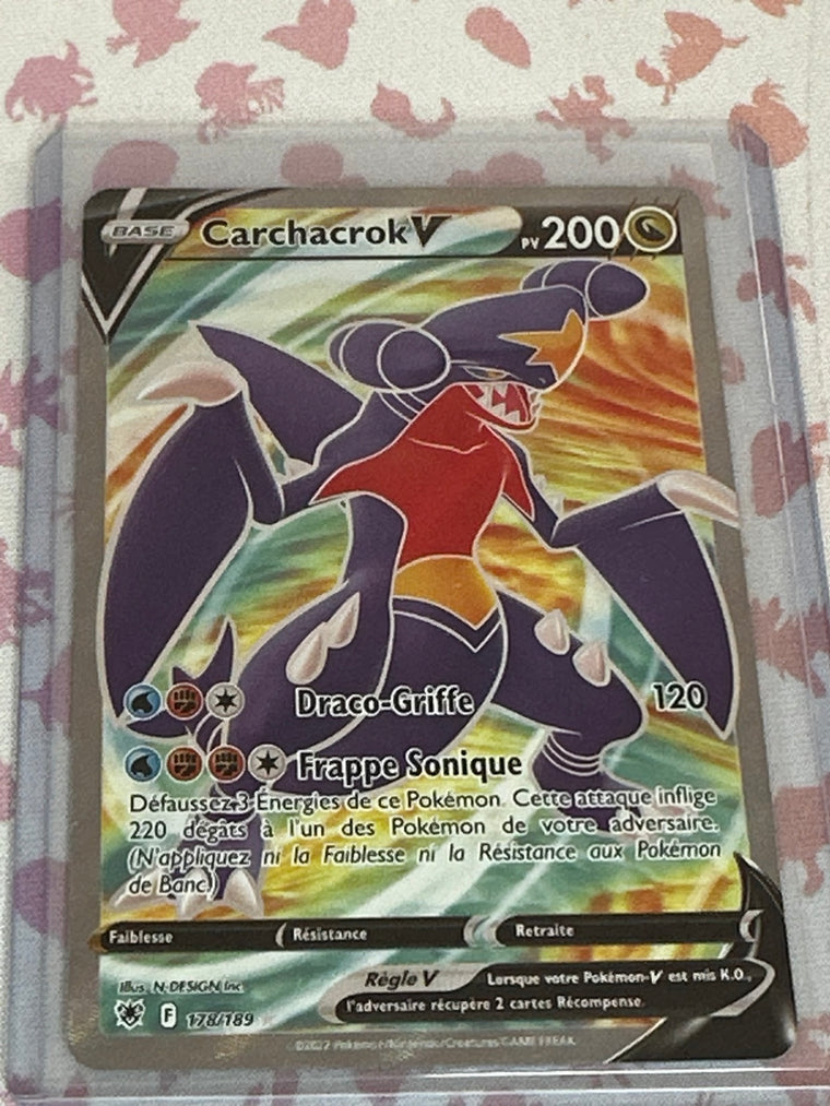 Carchacrok V 178/189 - Carte Pokémon française