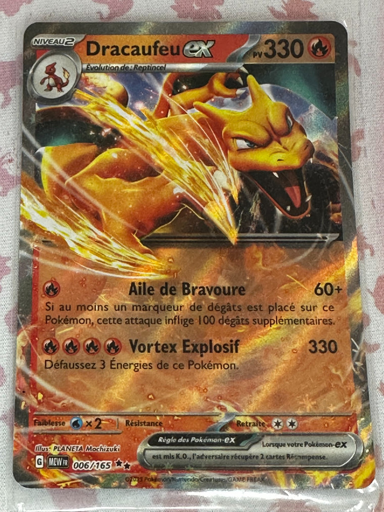 Dracaufeu ex 006/165 recto