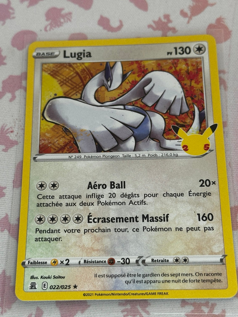 Lugia 022/025 Célébrations 25 ans - Carte Pokémon française