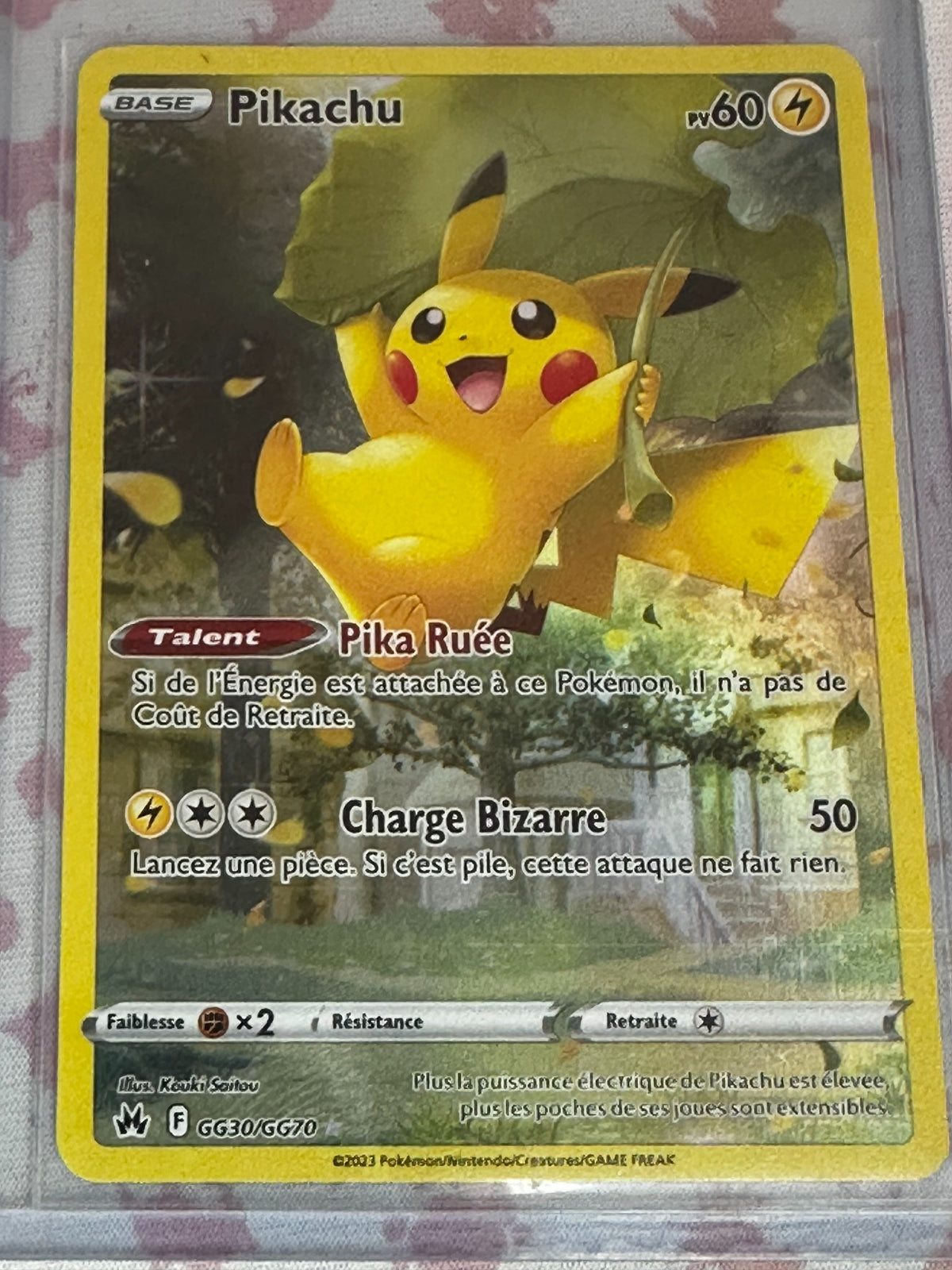 Pikachu GG30/GG70 recto
