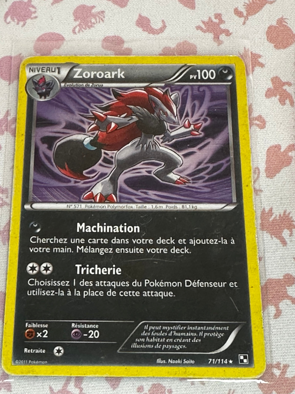 Zoroark 71/114 francais recto